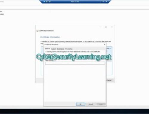 Generate Certificate in Windows